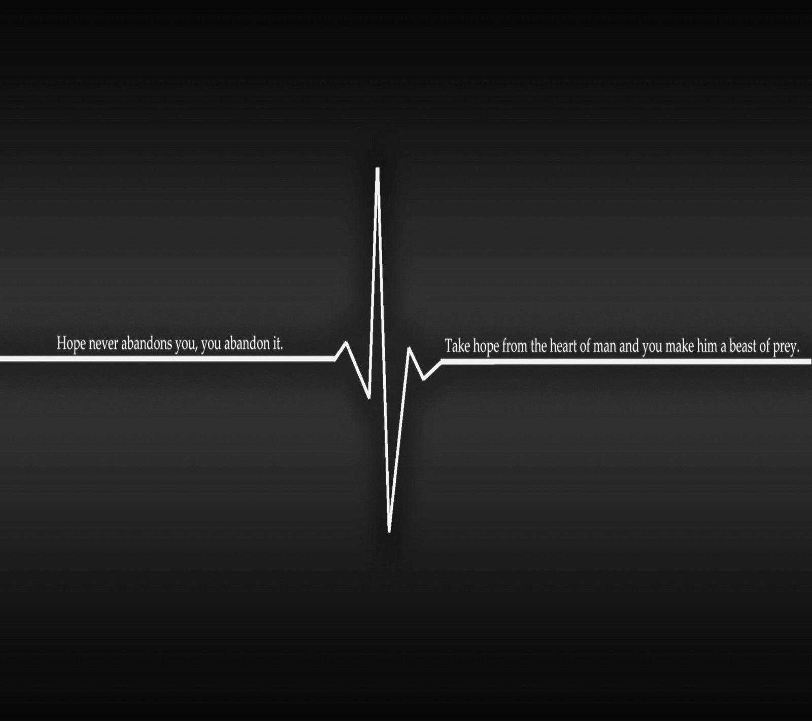 beast, heart, hope abandon, man, quote saying wallpaper