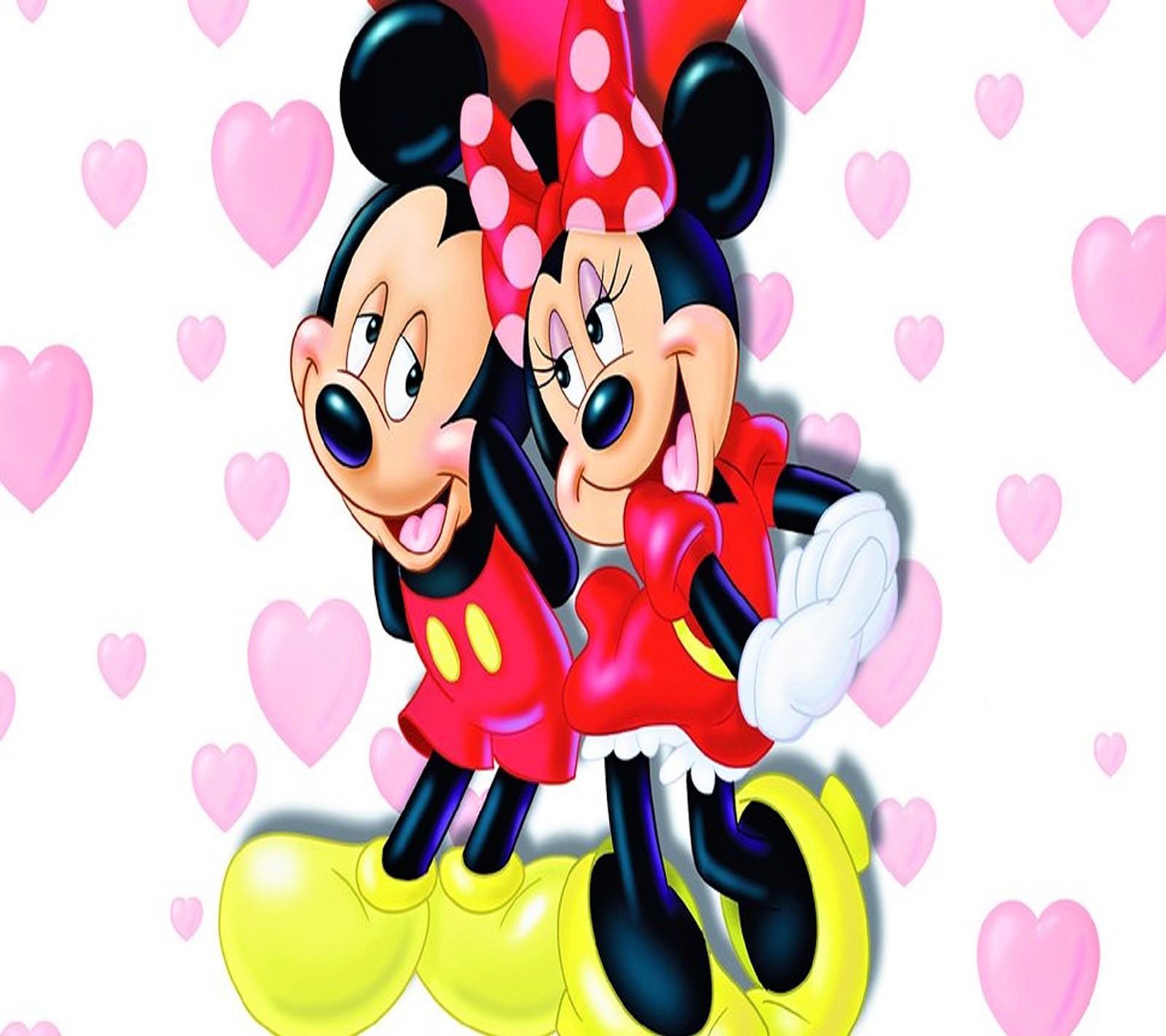 Скачать обои and minnie mouse, микки маус