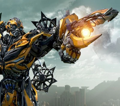 Bumblebee se transforma em ação de Transformers: O despertar das bestas