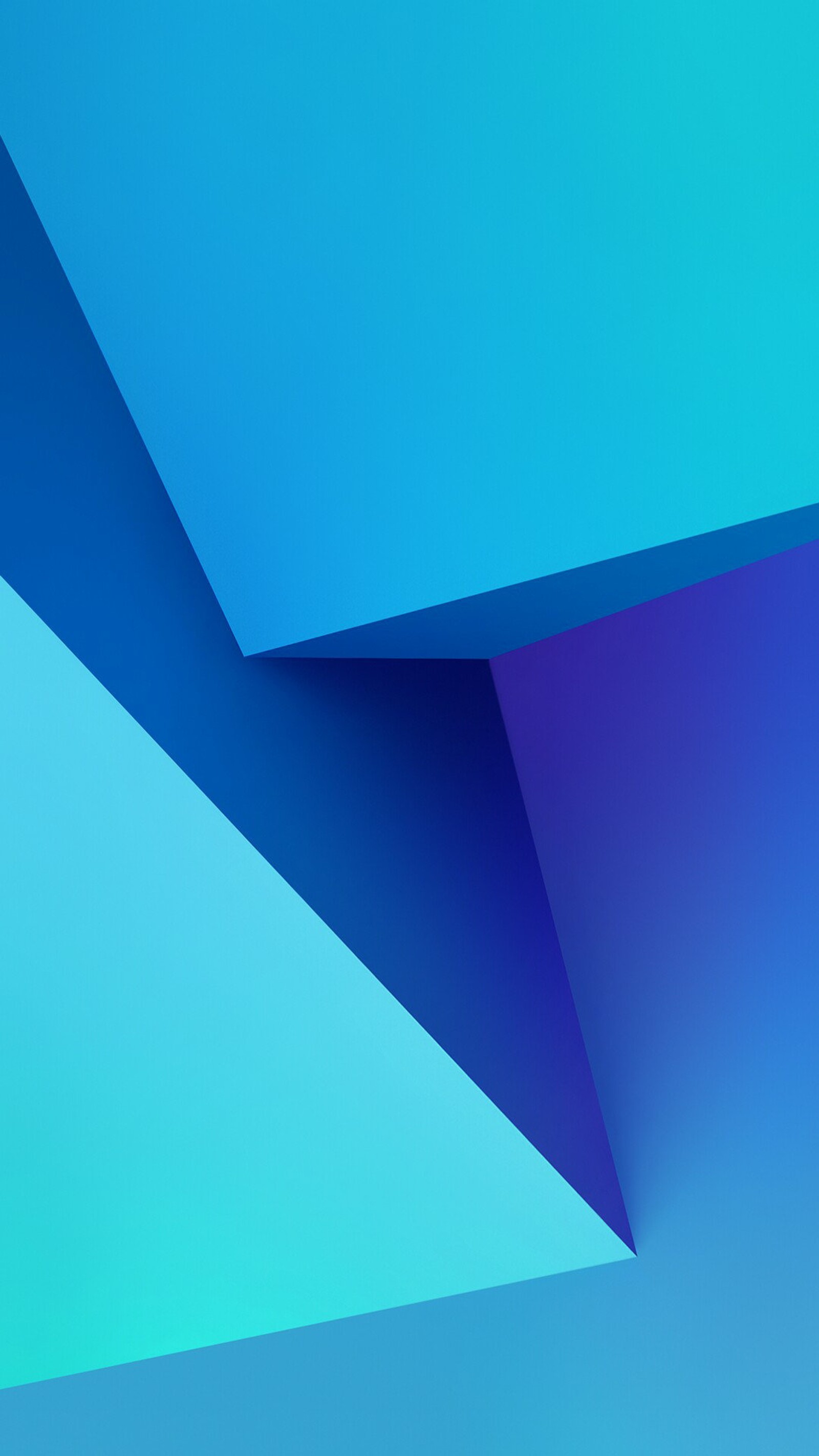 Un gros plan d'un papier peint bleu et vert avec un design incurvé (1080p, abstrait, c9 pro, par défaut, galaxie)