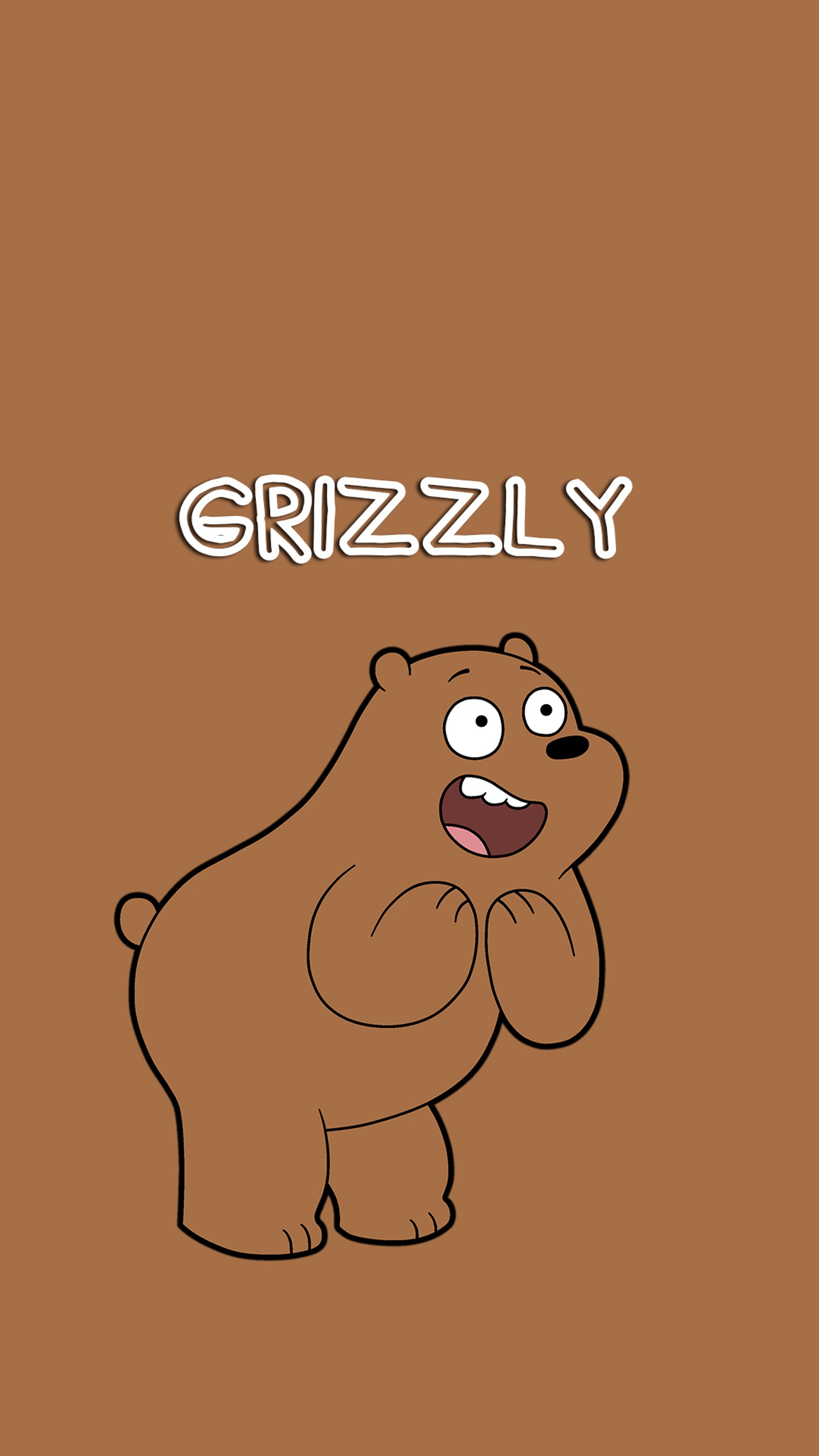 bear, brown, cartoon wallpaper