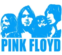 Iconic Silhouette of Pink Floyd: A Tribute to Rock Legends