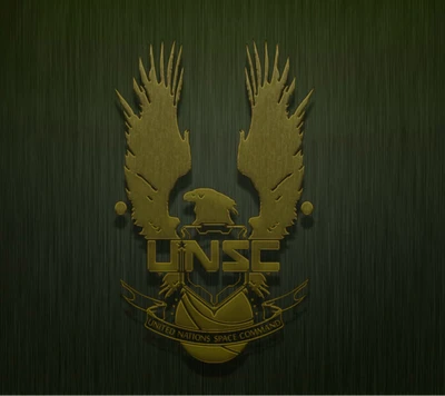 UNSC-Emblem mit Halo-Design