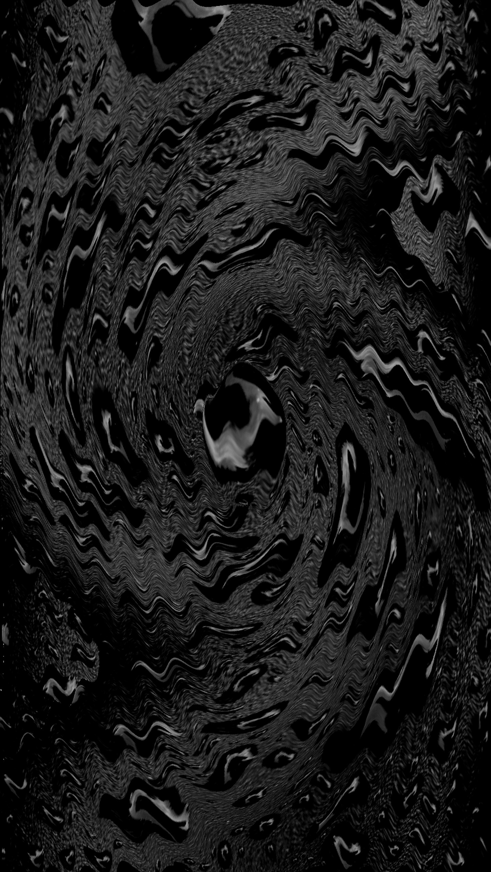 A close up of a black and white photo of water droplets (abstract, black, dark)