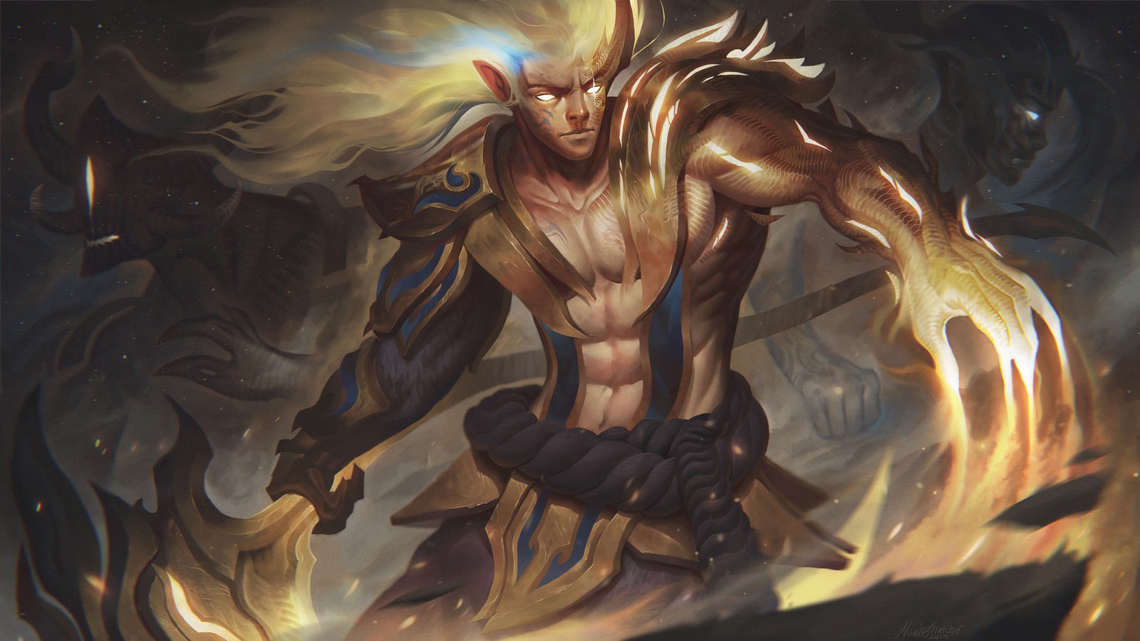 Descargar fondo de pantalla kayn, arclight, league of legends, lol, videojuego