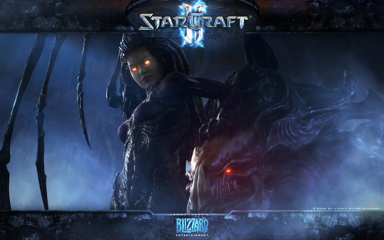 starcraft, zerg, sarah kerrigan, blizzard entertainment, pc game wallpaper