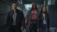 hellboy, ben daimio, daniel dae kim, alice monaghan, sasha lane