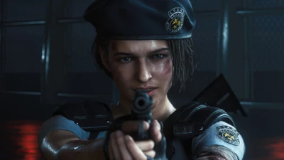 джилл валентайн, jill valentine, полиция, униформа, resident evil 3