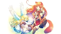 raphtalia, filo, the rising of the shield hero, tate no yuusha no nariagari, anime wallpaper