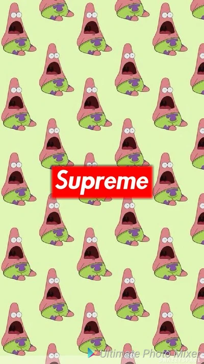 patrick, bob esponja, spongebob, supreme