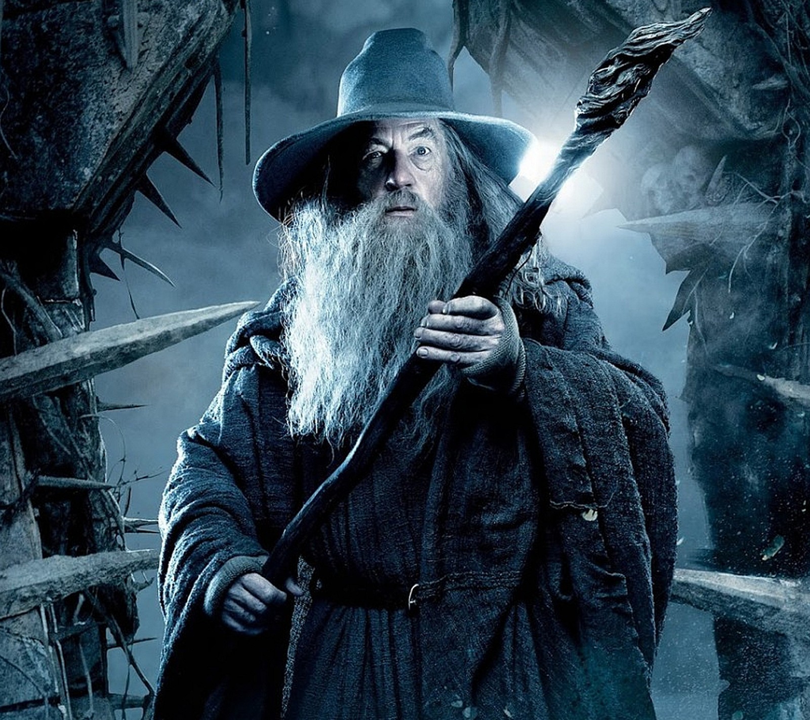 Baixar papel de parede gandalf, hobbit, filme, mago