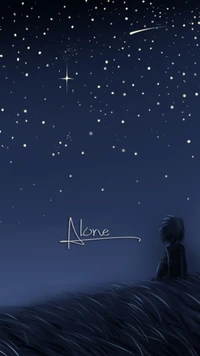 Alone Under a Starry Sky