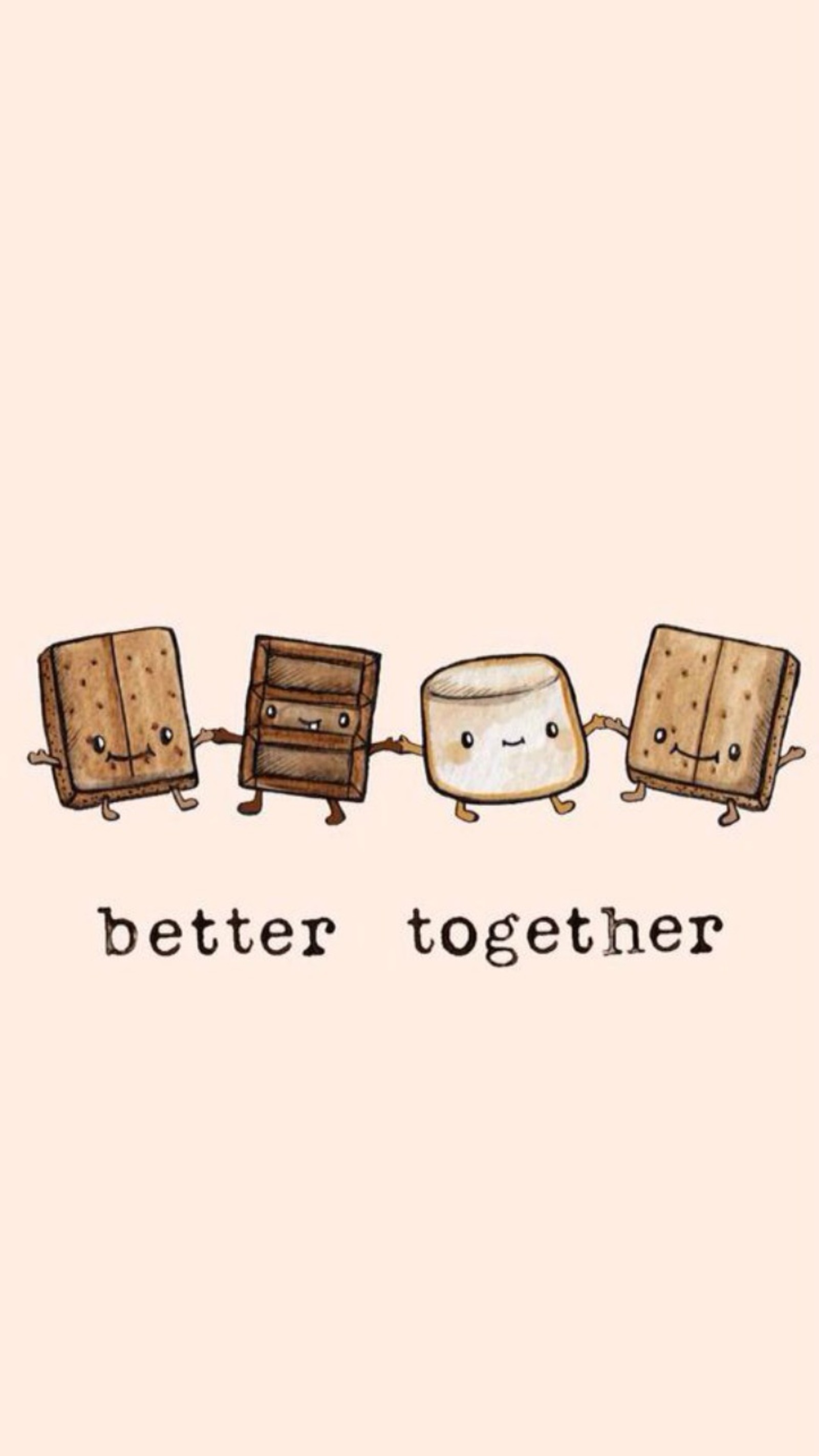 better together, biscuits, chocolatte Download Wallpaper