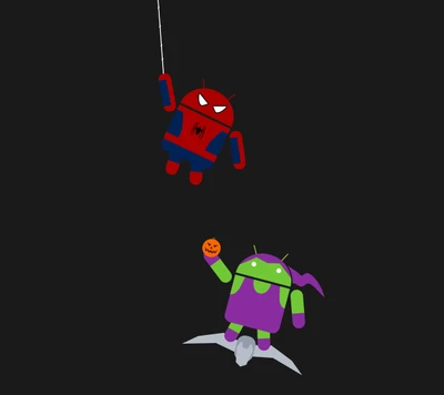 android, bande dessinée, drôle, spiderman