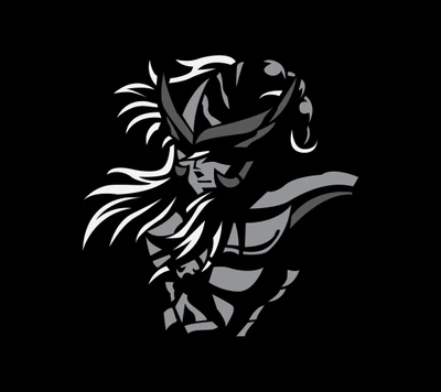 Scorpio Milo: Black and Silver Saint Seiya Emblem