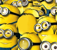 Minions Coloridos em Caos Hilário