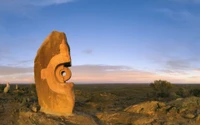 skulptur, fels, geologie, ökoregion, monolith