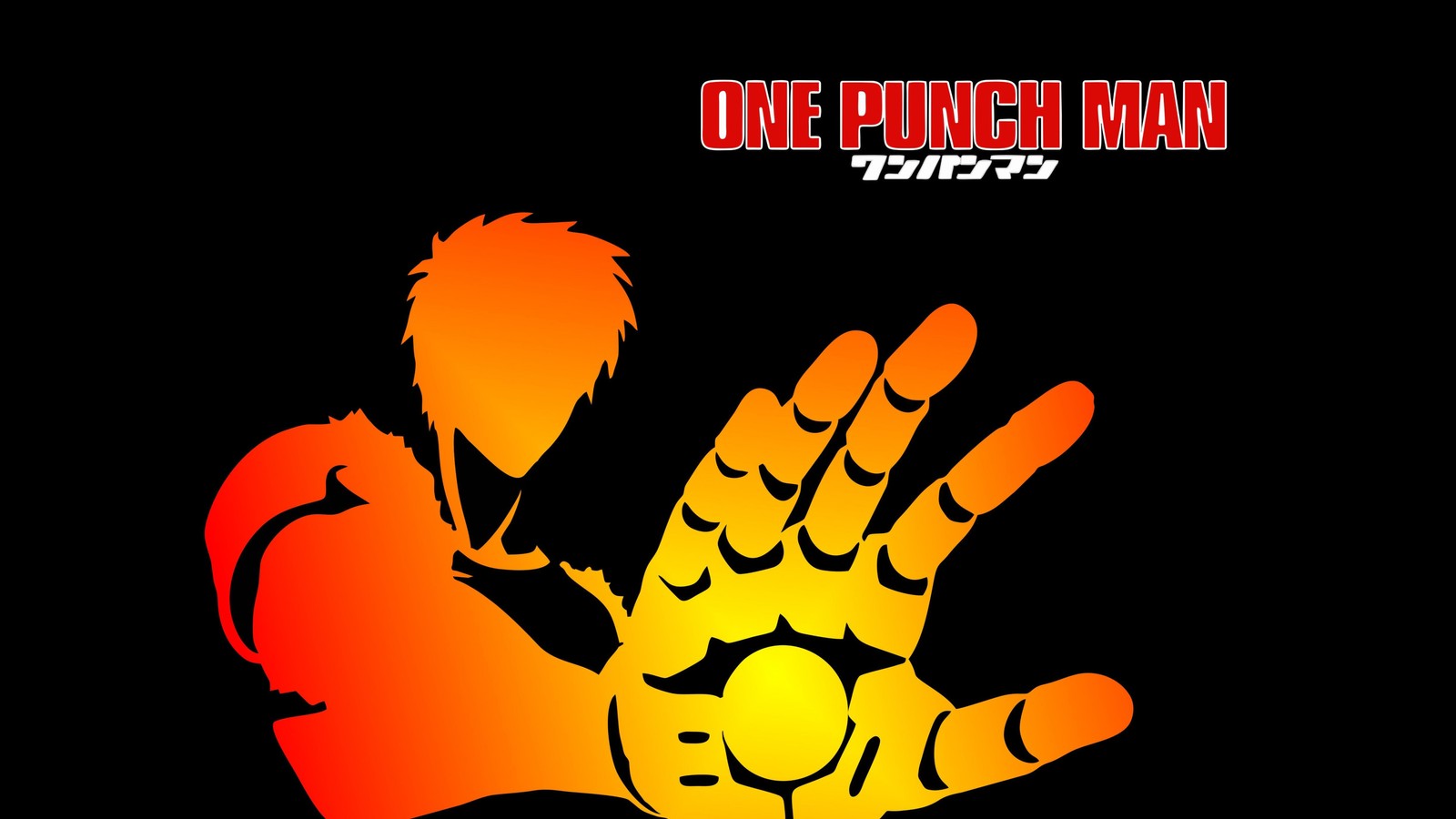 Un primer plano de una persona sosteniendo una mano con un dedo (genos, one punch man, fondo negro, oscuro negro, anime)