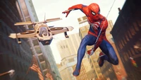 Spider-Man Soars Through the City: Insomniac Games Adventure