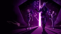 Skins sombres de Fortnite : Jonesey, Wild Card et Red Knight en action