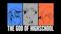 god of high school, goh, anime, jin mori, jin mo ri wallpaper