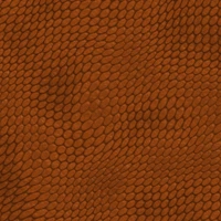 Orange and brown snake skin pattern, resembling textured wood stain, suitable for clothing and accessories.