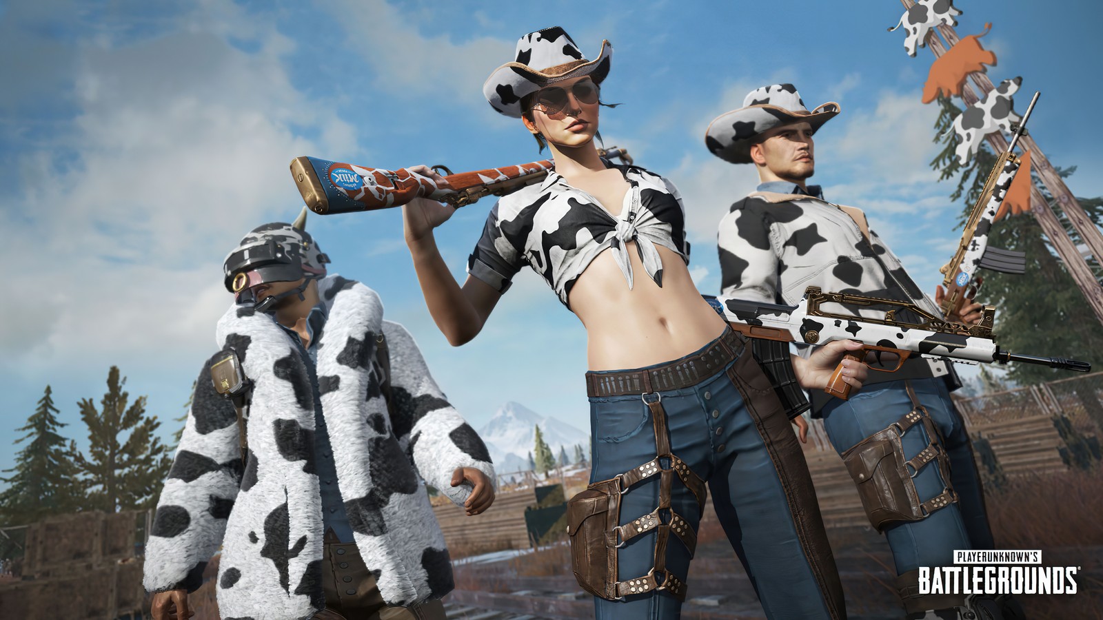 Baixar papel de parede playerunknowns battlegrounds, jogo de vídeo, ano novo, 2021, year of the cow