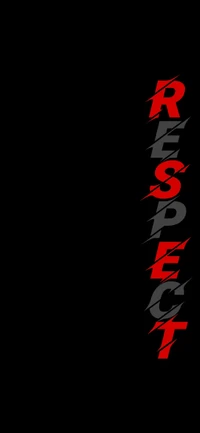 Respect Logo on Black Background - ManasZedg Edge Design