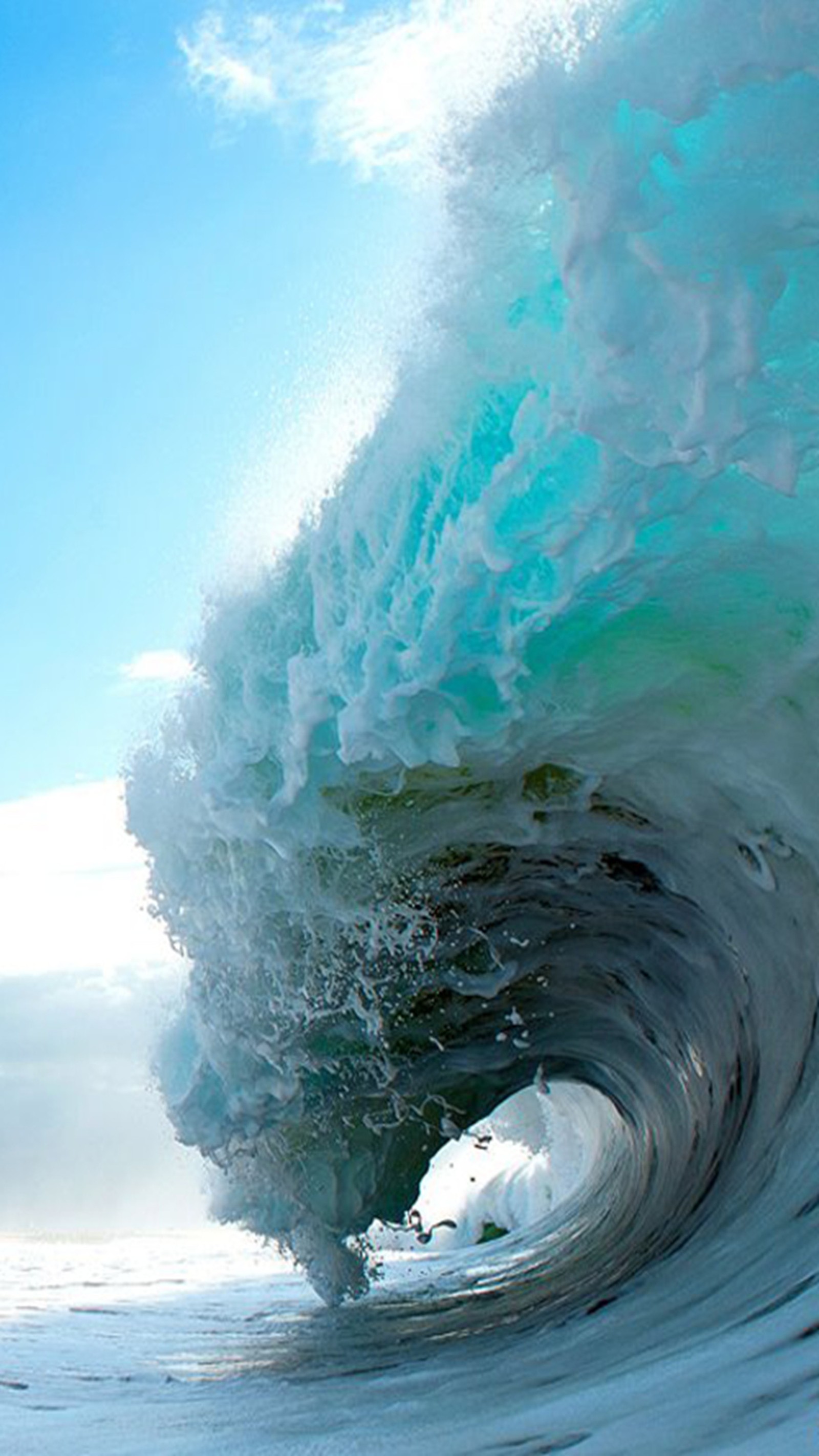 Téléchargez le fond d'écran mer, vagues