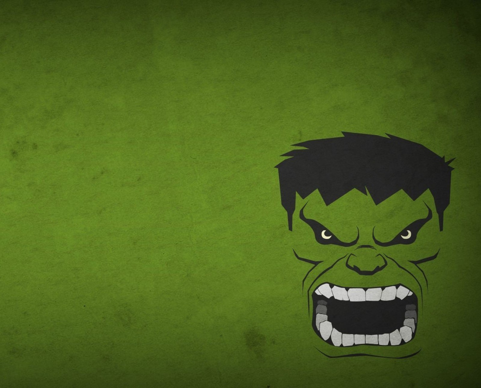 Visage de hulk sur fond vert (avengers, hulk, incroyable)