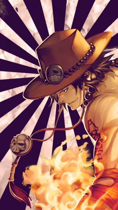 ace, anime, fire, one, piece