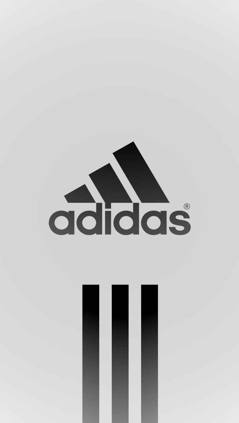 Логотип adidas на белом фоне (1080p, абстракция, android, дизайн, маршмеллоу)