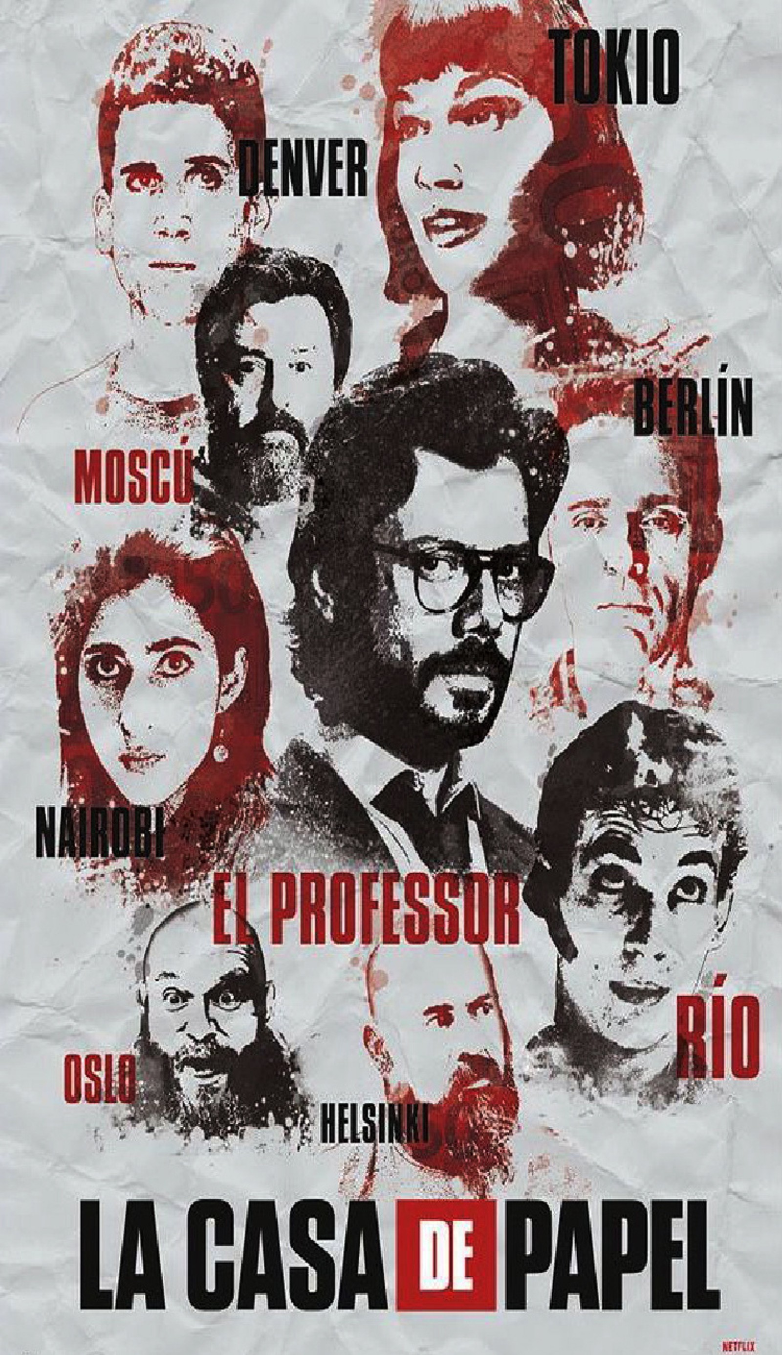 Descargar fondo de pantalla carta, casa, la casa de papel, la casa di papel, mosca