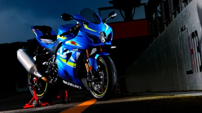 suzuki gsx r1000r, sportmotorräder, fahrräder, 4k hintergrund