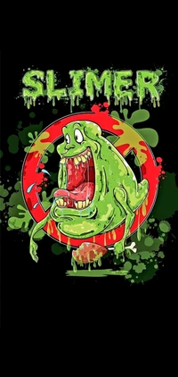 Slimer: Fantasma icônico de desenho animado de Caça-Fantasmas