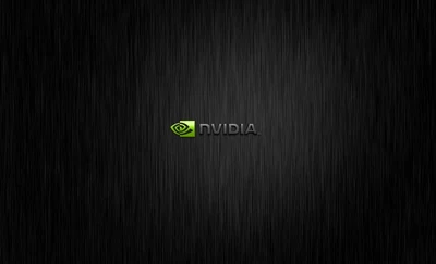 Логотип NVIDIA на темном текстурированном фоне