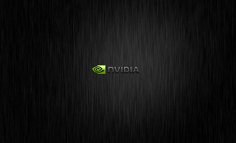 Логотип nvidia на черном фоне (nvidia, чёрный, текст, логотип, тьма)