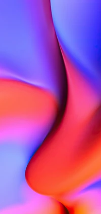 Colorful Liquid Patterns in Electric Blue, Purple, and Magenta