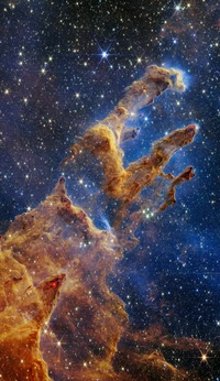 Pilares de la Creación: Una impresionante nebulosa capturada por el Telescopio Espacial Hubble