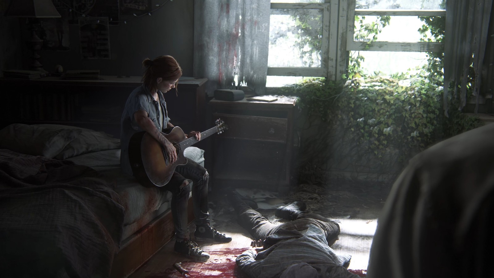 the last of us part 2, the last of us 2, video game, ellie, guitar wallpaper