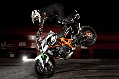 biker, stunt