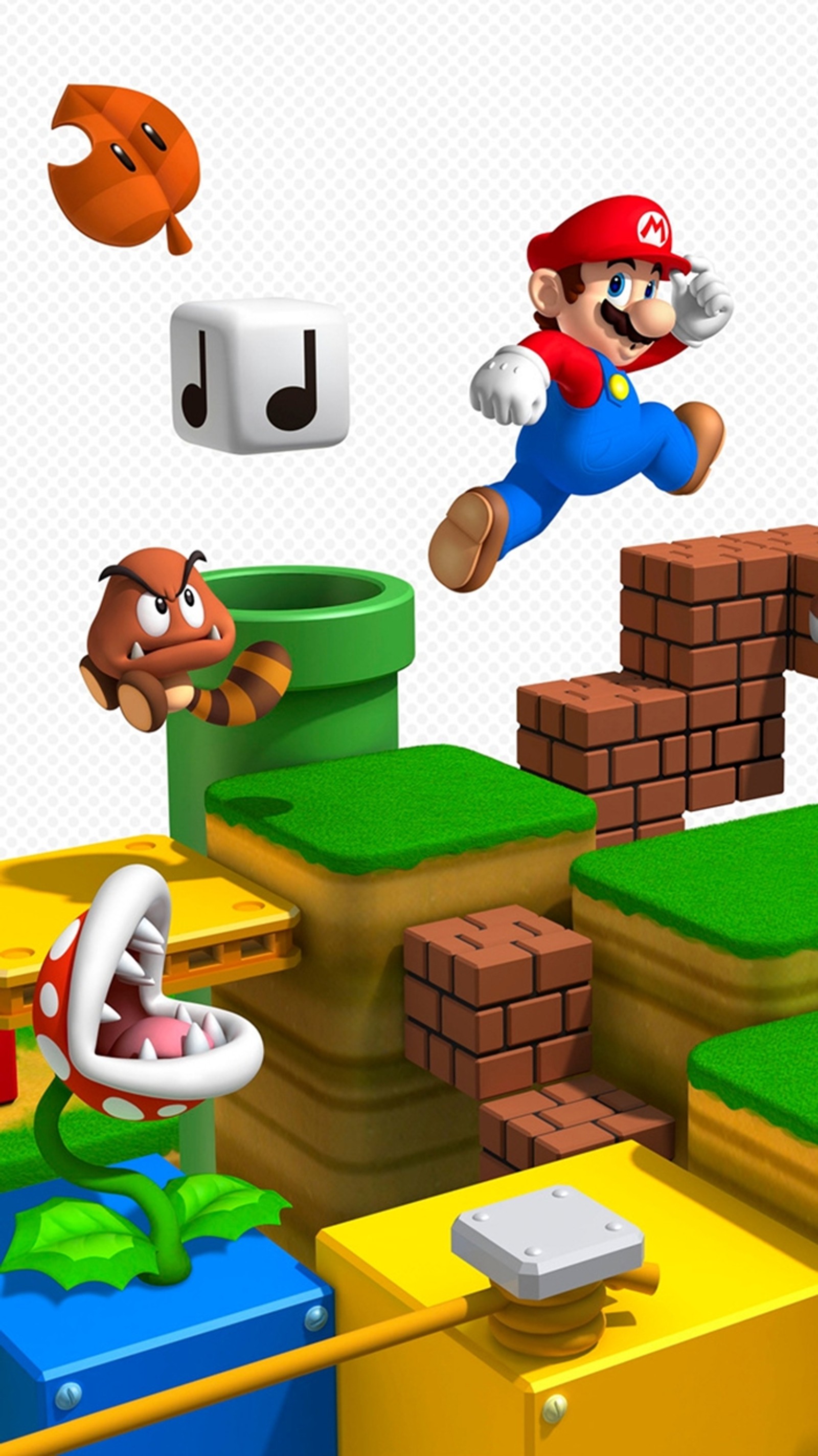 Скачать обои 3d, smb, супер марио, super mario