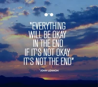 end, everything, john lennon, okay wallpaper