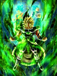 Скачать обои dragonball broly, broly, драконий жемчуг, dragon ball, dragon ball z