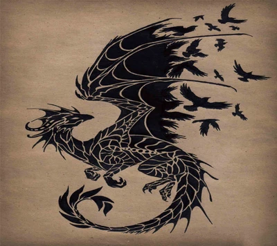 dragón, tatuaje