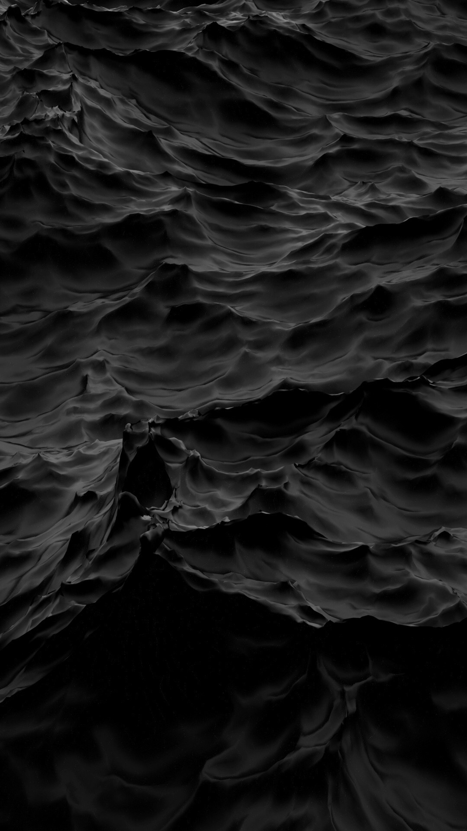 A close up of a black and white photo of a body of water (minimalist, minimalism, dark, sea, aesthetics)