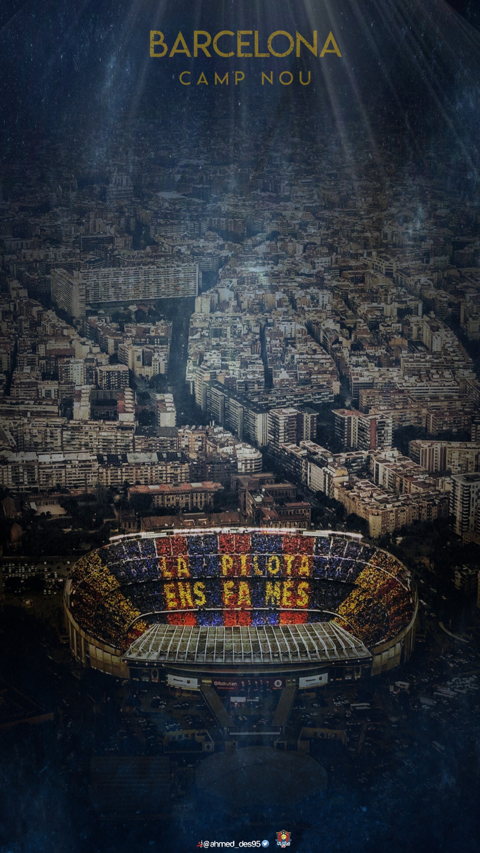 Descargar fondo de pantalla barca, barcelona, camnou, campamento, nou