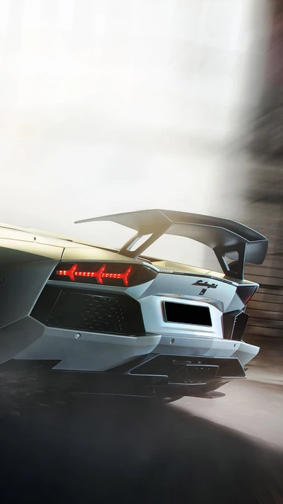 Lamborghini Aventador Burnout: Liberando a velocidade italiana em um sonho de supercarro