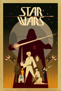 película, arte pop, star wars