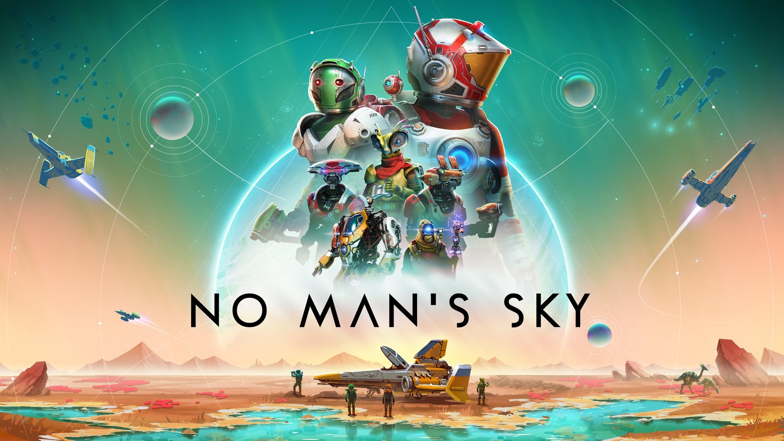 No man's sky arrive sur xbox (no mans sky, jeux 2024, art de jeu, jeux, fond décran 4k)